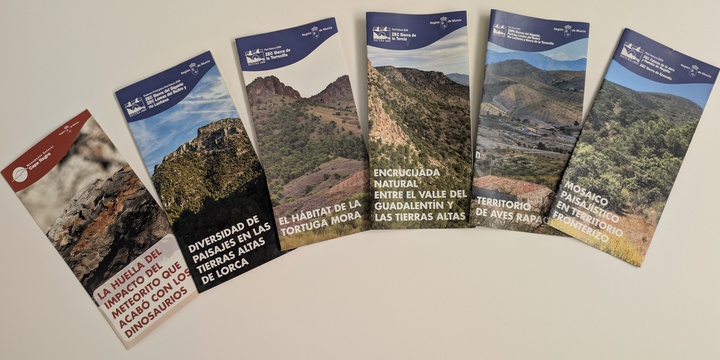 Se lanzan 12 folletos informativos sobre la biodiversidad del Alto Guadalentín y Capa Negra en español e inglés